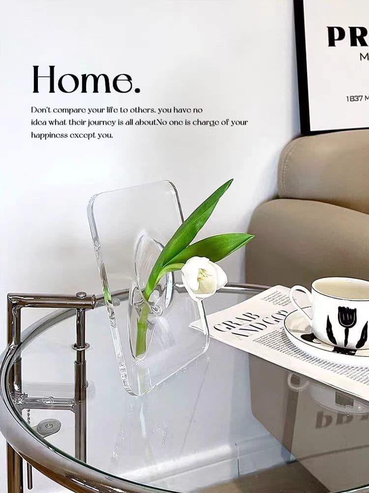 Clear Frame Vase